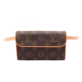 Louis Vuitton Pre-owned Monogram Canvas Belt Bag - Dames - Pre-owned - Bruin - Maat: ONE Size Leer
