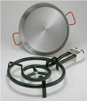 Garcima Paellero &Oslash; 400 Mm + Paella &Oslash; 420mm - 70002-lote N.2