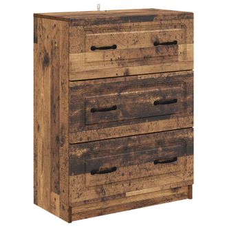 vidaXL Cajonera 66 X 34,5 X 87 Cm Madera De Ingenier&iacute;a Vidaxl