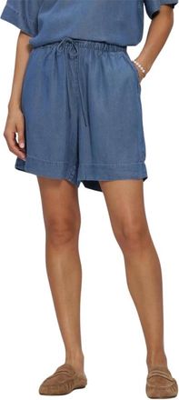 Selected Dames, Korte broeken, Blauw, Maat: XS