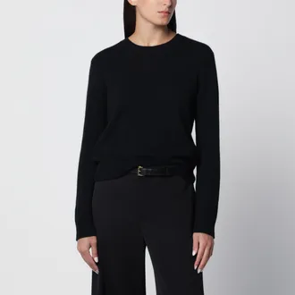Lisa Yang Maglione Mable girocollo in cashmere nero