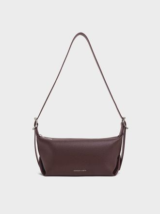 Charles & Keith Larsen Buckle-Strap Shoulder Bag