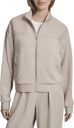 DKNY Dkny Full Zip Pinstripe Track Jacket