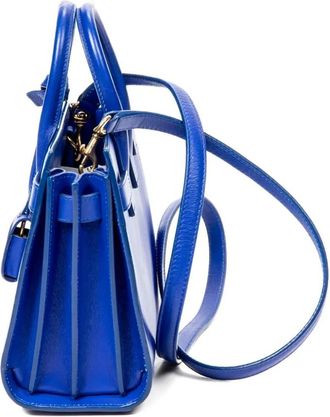 Saint Laurent Borsa a tracolla Sac de Jour - Blu