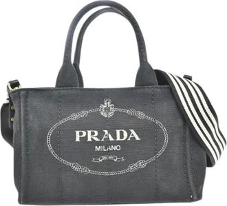 Prada Pre-owned Tote Bags, female, Black, Size: ONE SIZE Pre-owned Tote Bag