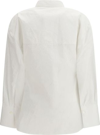 R&oacute;he Womens Shaped Cotton Poplin Shirt Optic White