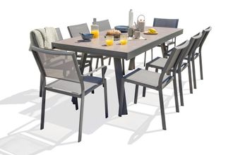 DCB Garden Conjunto de comedor 8 plazas