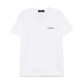 Dsquared2 Uomo, Top, Bianco, M, new