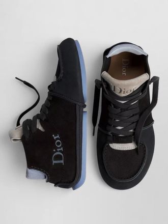 Dior leather high-top sneakers