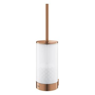 GROHE Selection Toiletborstelhouder - wandmontage - rond - open - brushed warm sunset (koper)
