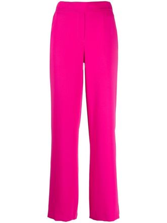 P.A.R.O.S.H. high-waisted wide-leg trousers - women - Polyester - S - Pink