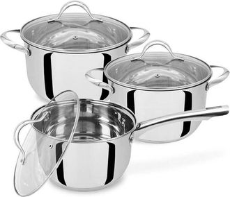 Maestro Mr-3519-6m Juego De Ollas De 6 Piezas (1,8 L, 2,5 L, 3,4 L)