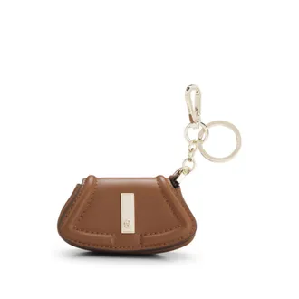 BOSS Ariell key ring with gold-tone hardware