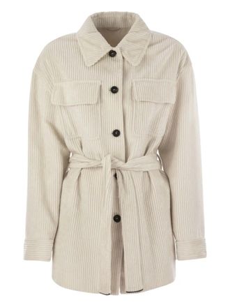 Brunello Cucinelli corduroy shirt - Neutrals