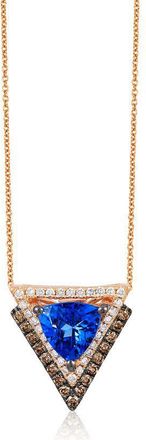 Le Vian Ladies Precious Fashion Pendant in 14k Strawberry Gold