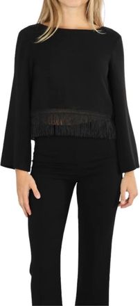 Poss&eacute; Womens Bianca Blouse In Black