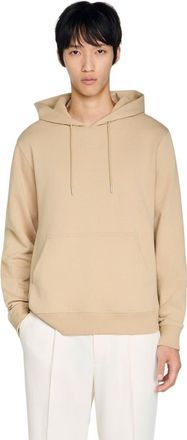 Sandro Logo sweatshirt in Beige at Nordstrom, Size Xx-Large