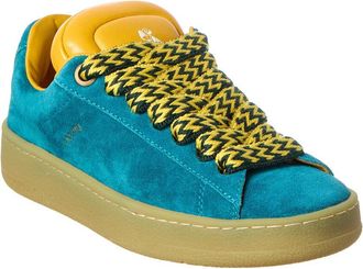 Lanvin Curb Lite Suede & Leather Sneaker