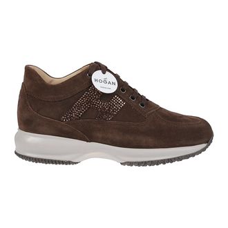 Hogan Sneakers, female, Brown, Size: 7 1/2 US Interactive Sneakers