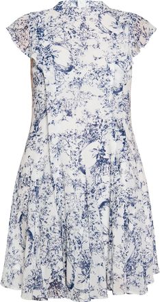 Dreimaster Dreimaster Jurk Dames marine wit