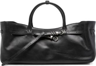 Margesherwood Grandma Used Belt-detail Leather Tote Bag