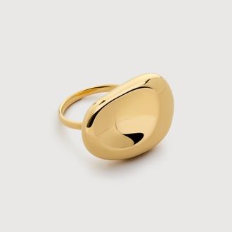 Monica Vinader Gold Aria Ring