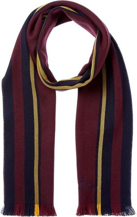 Brooks Brothers Vintage Varsity Stripe Wool Scarf