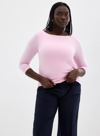 Contemporaine Womens 3/4-sleeve soft T-shirt