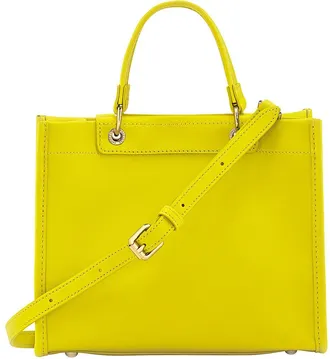 Longchamp Womens Green Handbag With Embossed Logo Leather Handbags Hand Bags