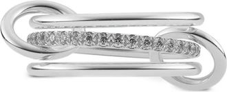 Spinelli Kilcollin sterling silver diamond Sonny link ring