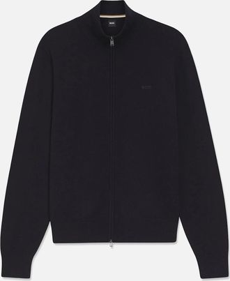 HUGO BOSS Mens Upalano L Sweater Navy - Size: XL