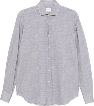 Xacus Grey Regular Textured Shirt