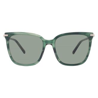 Ferragamo Ferragamo Green Square Ladies Sunglasses SF2037S 315 56
