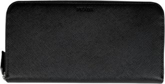 Prada Pre-owned Vintage Portafoglio Lungo (bi-fold) - - Pre-owned - Donna - Nero - ONE SIZE