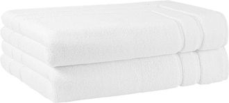 Linum Home Textiles 2-Pack Anovia Cotton Bath Mats in White at Nordstrom Rack