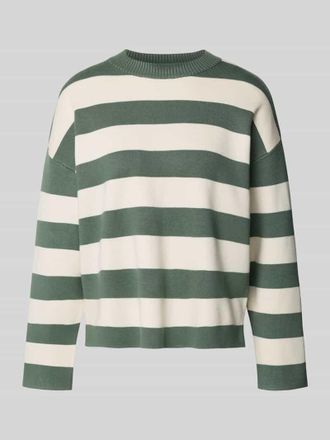 Vero Moda Boxy Fit Strickpullover aus Viskose-Mix Modell SILJE in Schilf, Gr&ouml;&szlig;e M