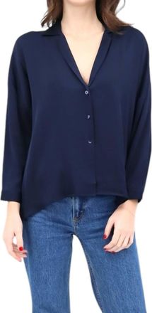 Nouvelle/Silk95Five Alaska Long Sleeve Shirt In Navy