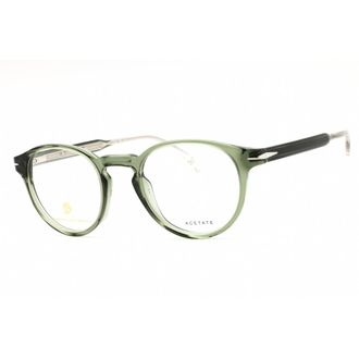 David Beckham Mens Green Round Eyeglass Frames DB1122