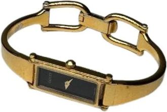 Gucci Pre-owned Horsebit Watch - Dames - Vintage Horloges - Geel - ONE Size - Vintage
