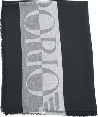 Emporio Armani Vintage, unisex, Zwart, ONE Size, Pre-owned Sjaal