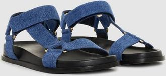 Anine Bing Jess Sandals in Clean Indigo /Denim at Nordstrom, Size 39