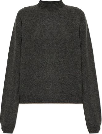 Jacquemus Cashmere Trui Cachemire - Dames - Cashmere truien - Grijs - M - Kasjmier - Truien & Vesten