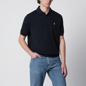 Polo Ralph Lauren Polo blu navy in maglia di cotone