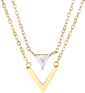 Adornia Adornia Spring2 18K Cz Necklace