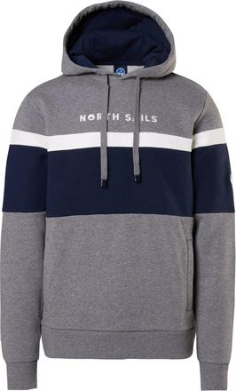 North Sails Full-Zip Hoodie - Heren - Hoodies - Grijs - S - Katoen - Hoodies & sweatvesten