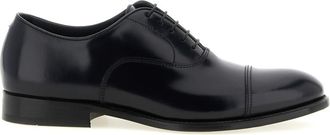 Doucal's Black Oxford Lace Up Shoes