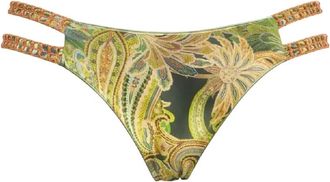 Del Maar Akana Double-Sided Bikini Bottom - Dames - Bikinis - Groen - S - Badmode