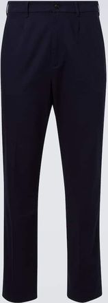 Dunhill Pantaloni tapered in misto cotone