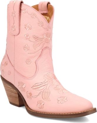 Dingo Womens Sweetheart Bootie In Pink