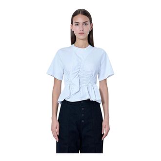 Cecilie Bahnsen Cbace T-Shirt - - Tops - Donna - Bianco - L